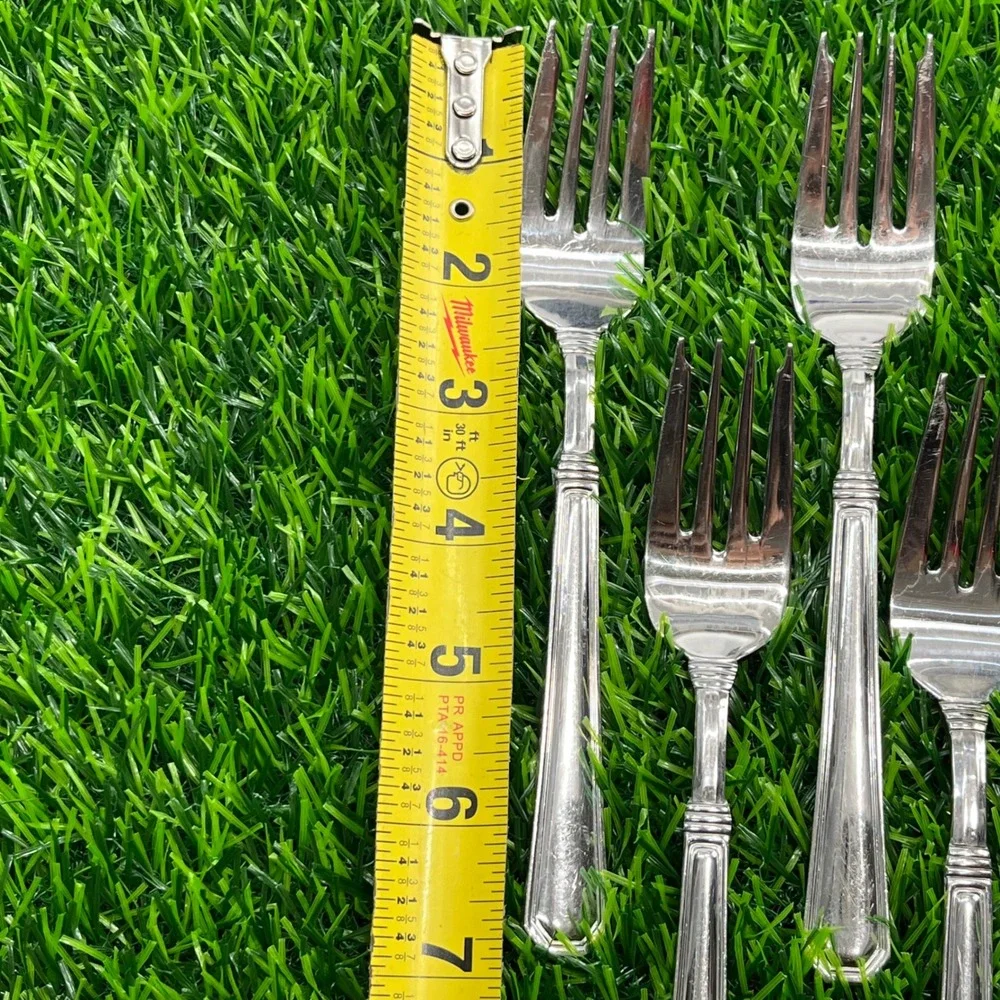 Pfaltzgraff Providence Stainless‎ Steel 18/8 Glossy Forks Set of 6 Silver 7